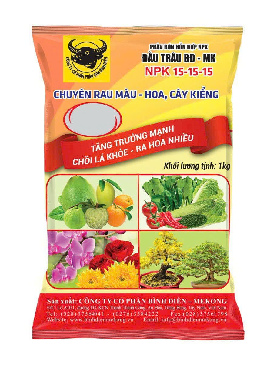 Phân bón hỗn hợp NPK chuyên rau màu – hoa, cây kiểng loại 1Kg