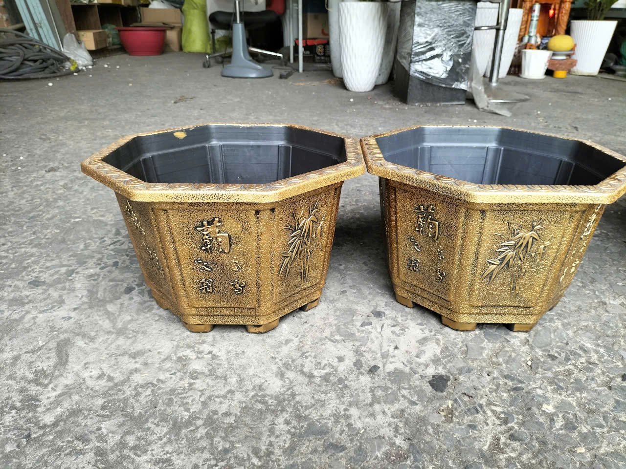 Chậu Nhựa Bát Giác Sơn Đồng A700