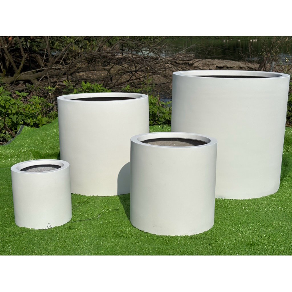 Chậu Composite Hình Trụ Lùn 8kg