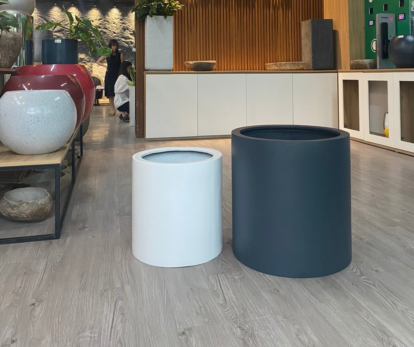 Chậu Composite Hình Trụ Lùn 16kg