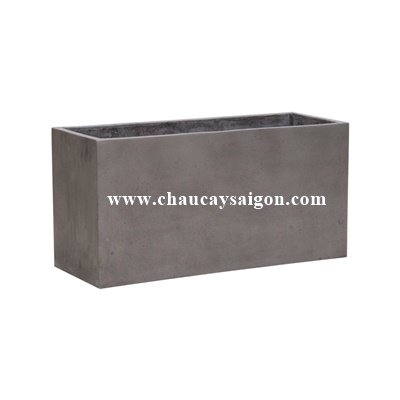 Chậu xi măng hình chữ nhật
