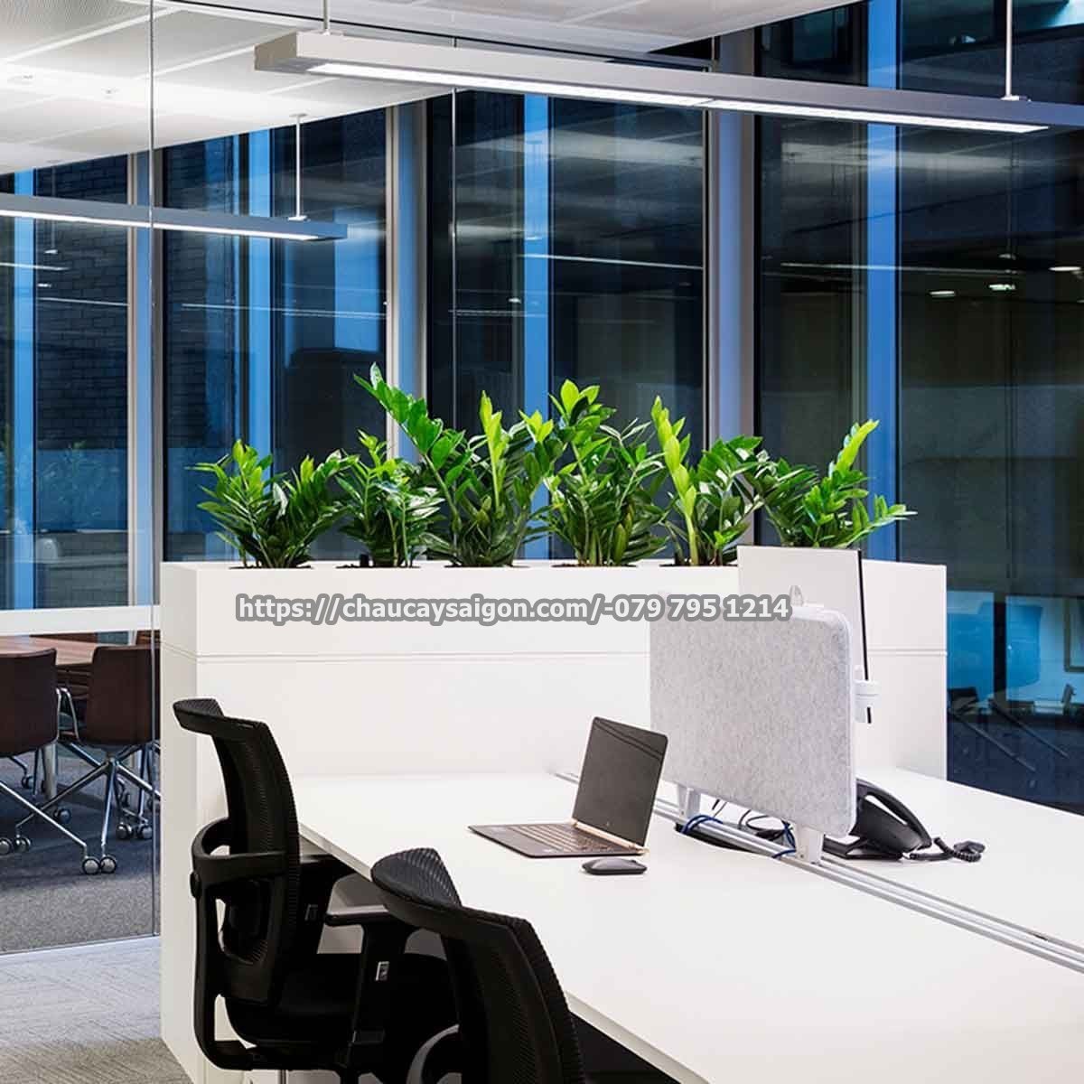 Chậu composite chữ nhật 3