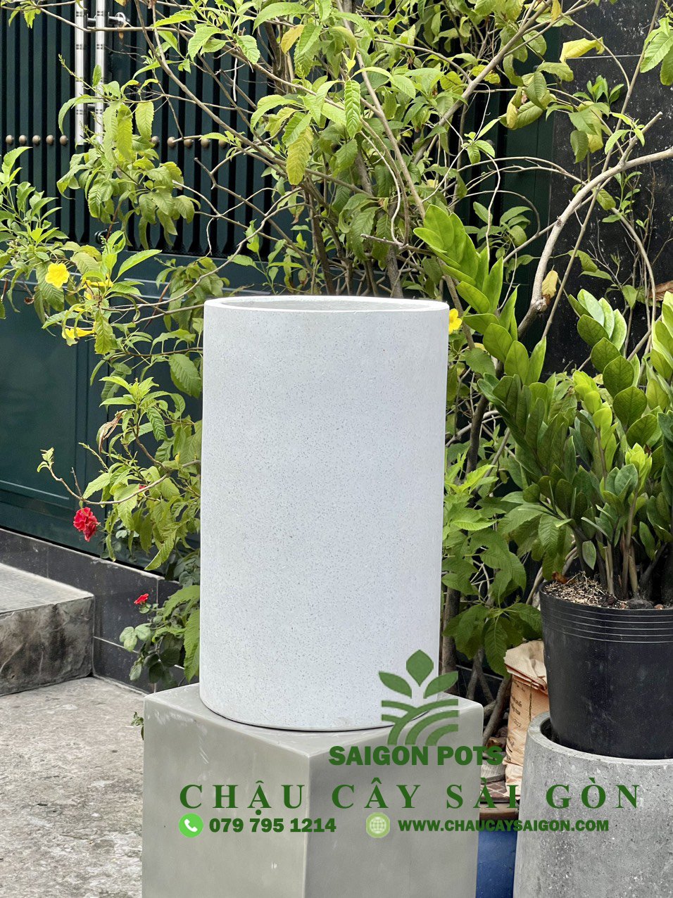 Chậu đá mài hình tròn 2