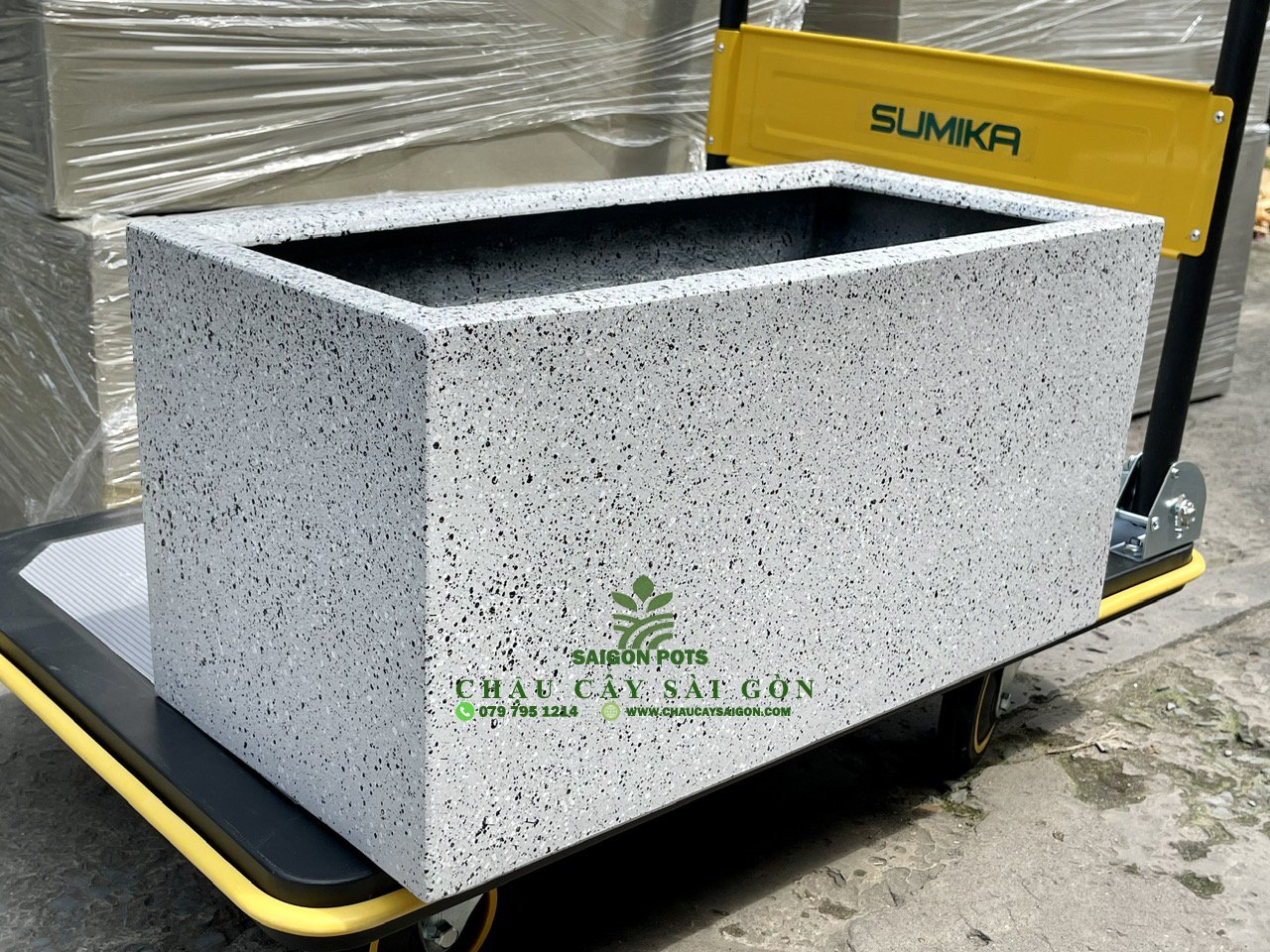 Chậu composite chữ nhật 2023 3