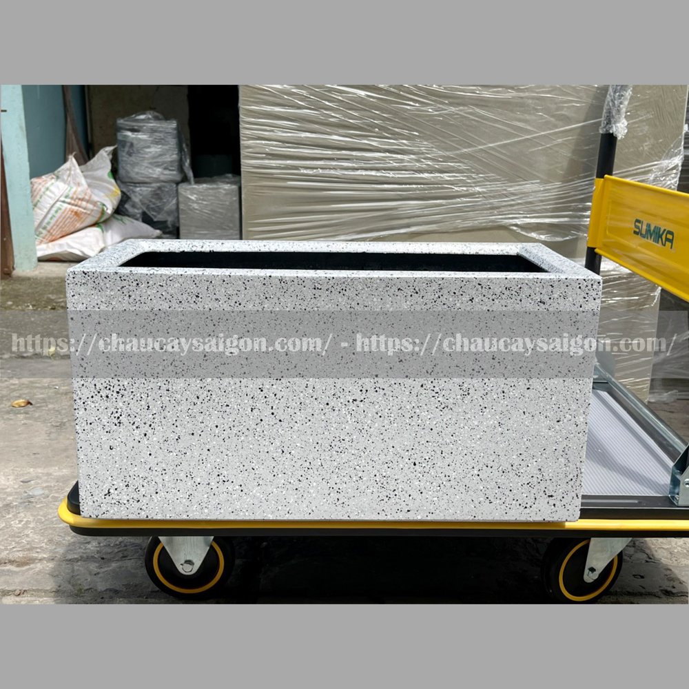 Chậu composite chữ nhật-Chậu chữ nhật composite 603030