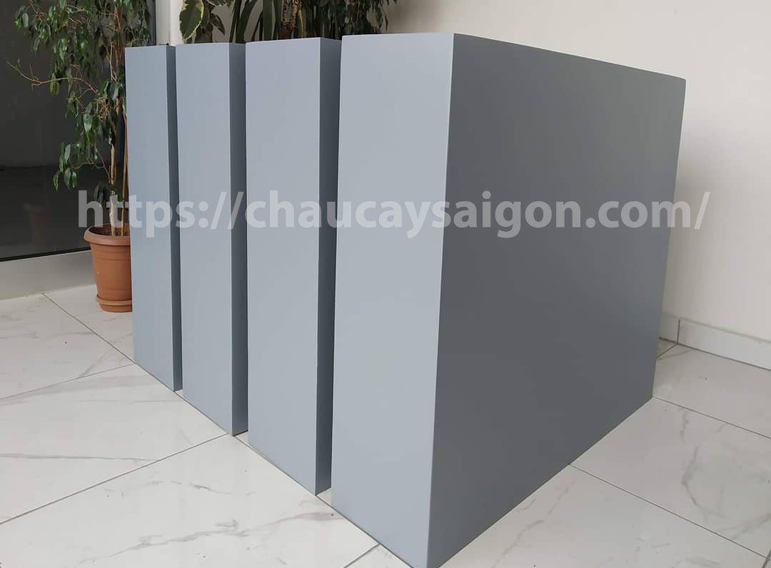 Chậu composite hình hộp 60x30x60 2