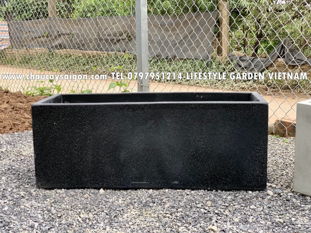 Chậu xi măng chữ nhật-Chậu chữ nhật xi măng 60×30 2
