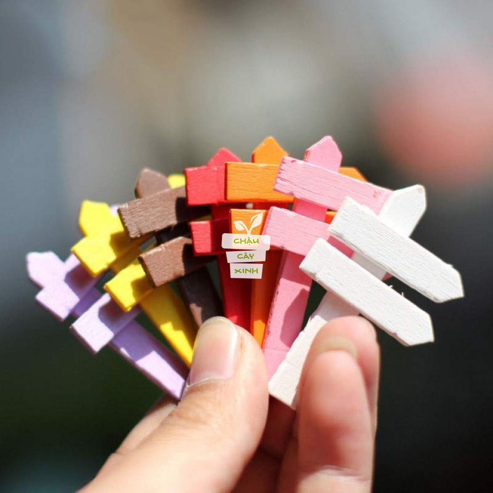 Bảng chỉ đường gỗ mini 2