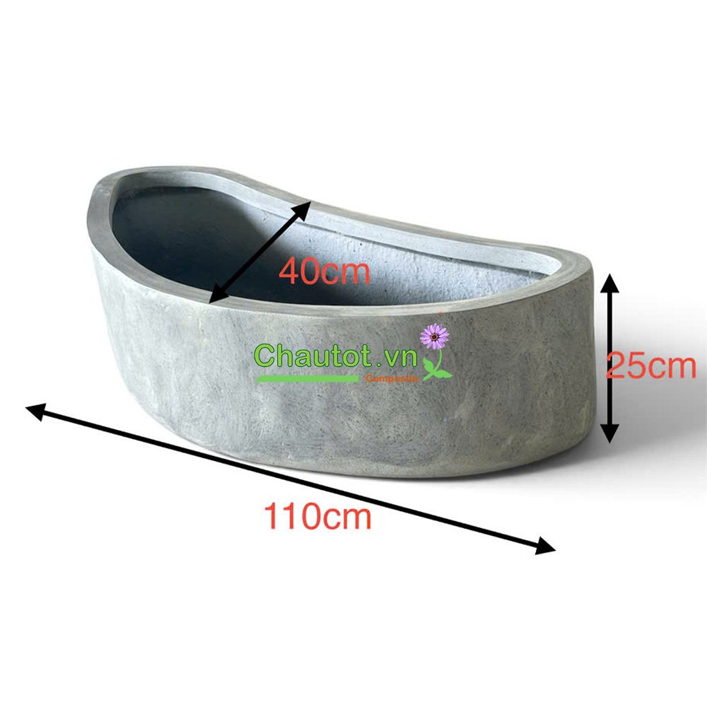 Chậu Composite Tròn BAOBINH - CT2096 2