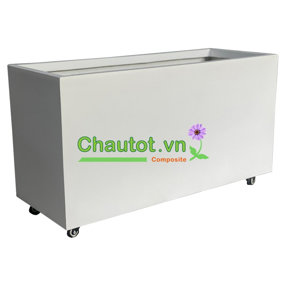 Chậu Composite Chữ Nhật kèm đế bánh xe BAOBINH CT2066 3