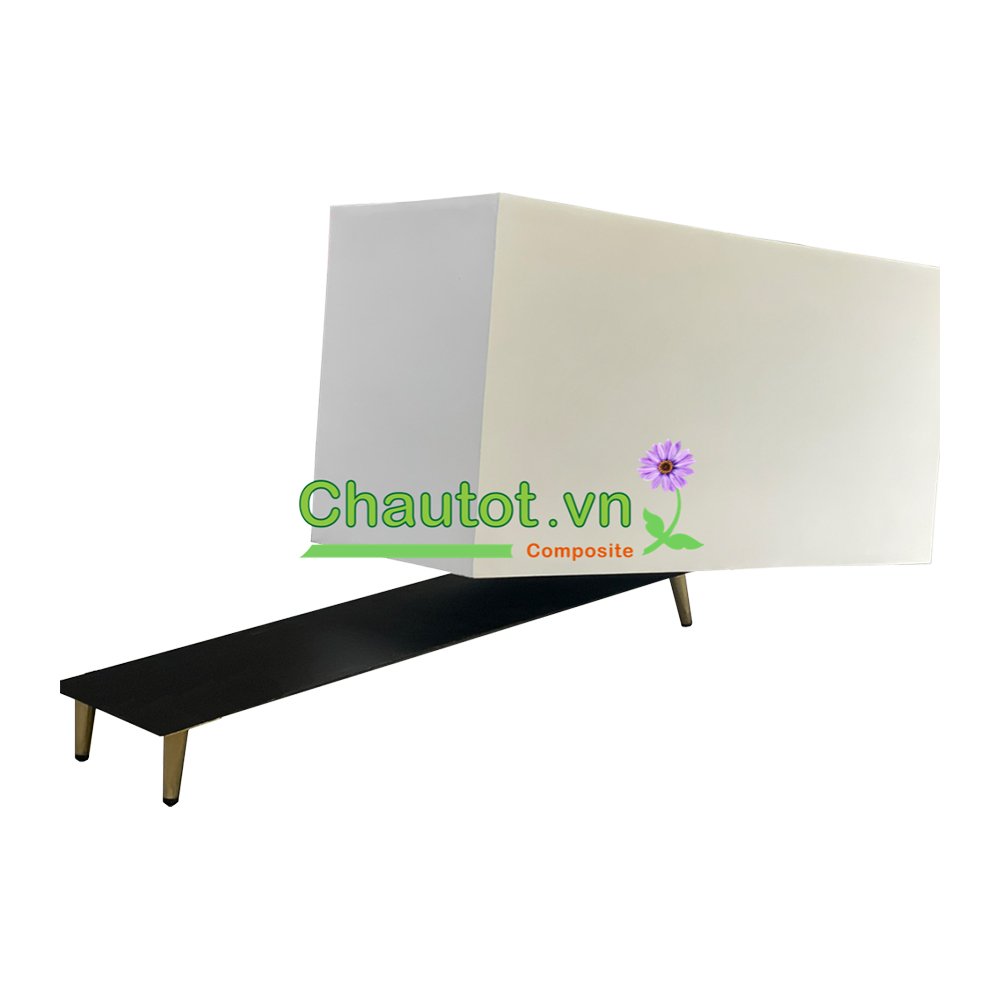 Chậu Composite Chữ Nhật kèm Chân đế BAOBINH CT2065 3