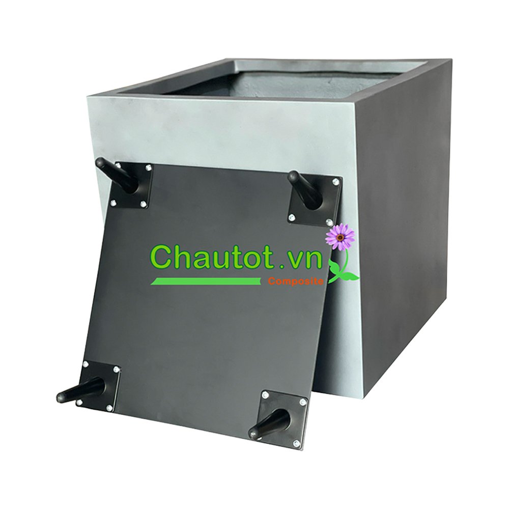 Chậu Composite Vuông kèm Chân đế BAOBINH CT2063 3