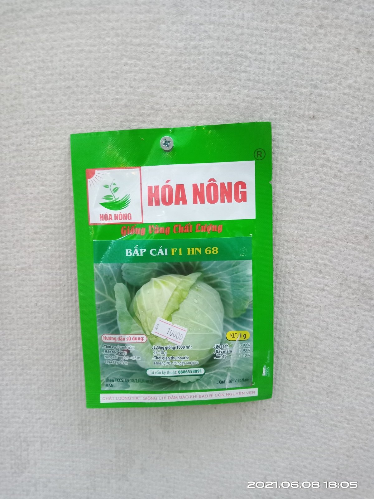 BẮP CẢI F1 HN-68