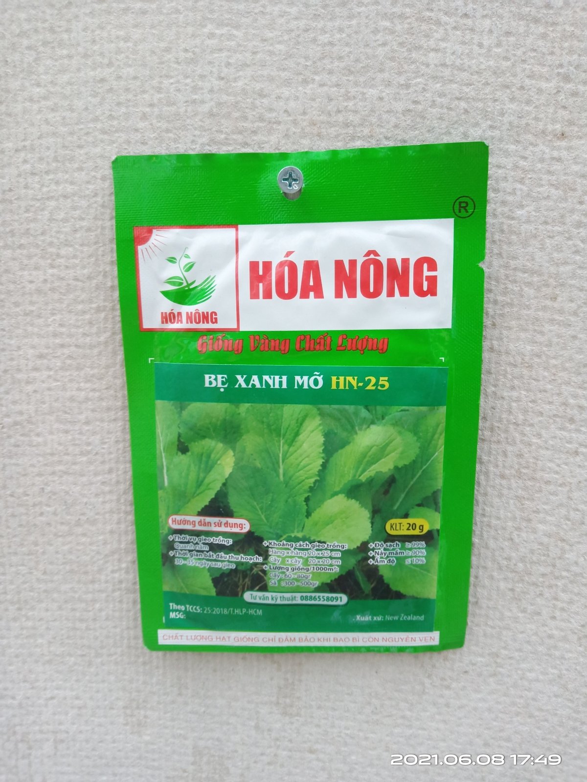 CẢI BẸ XANH MỠ HN-25