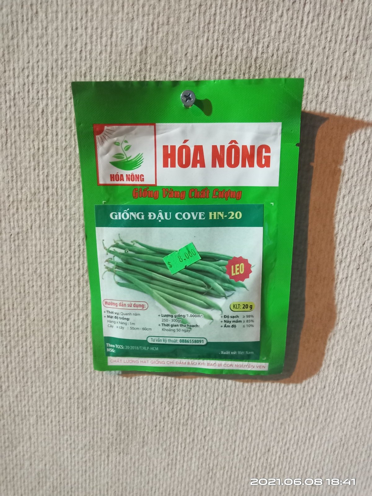 ĐẬU COVE HN-20
