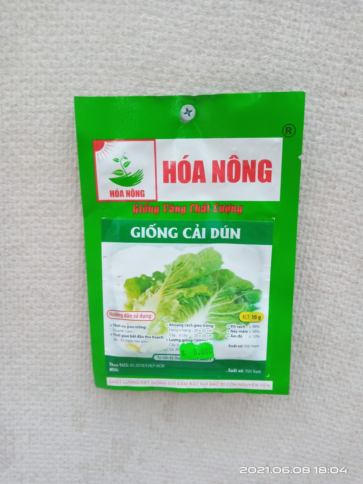 GIỐNG CẢI DÚN