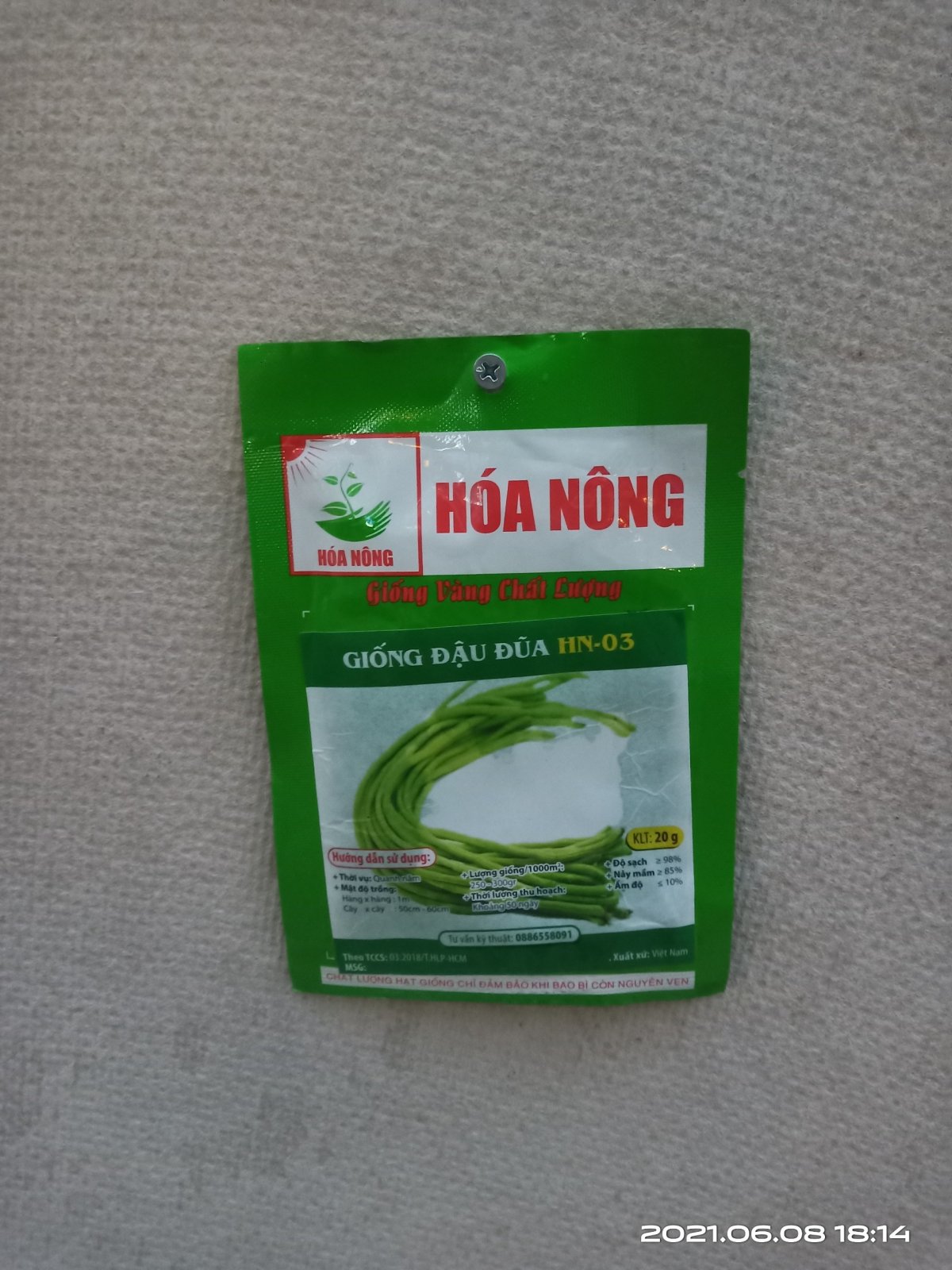GIỐNG ĐẬU ĐŨA HN-03