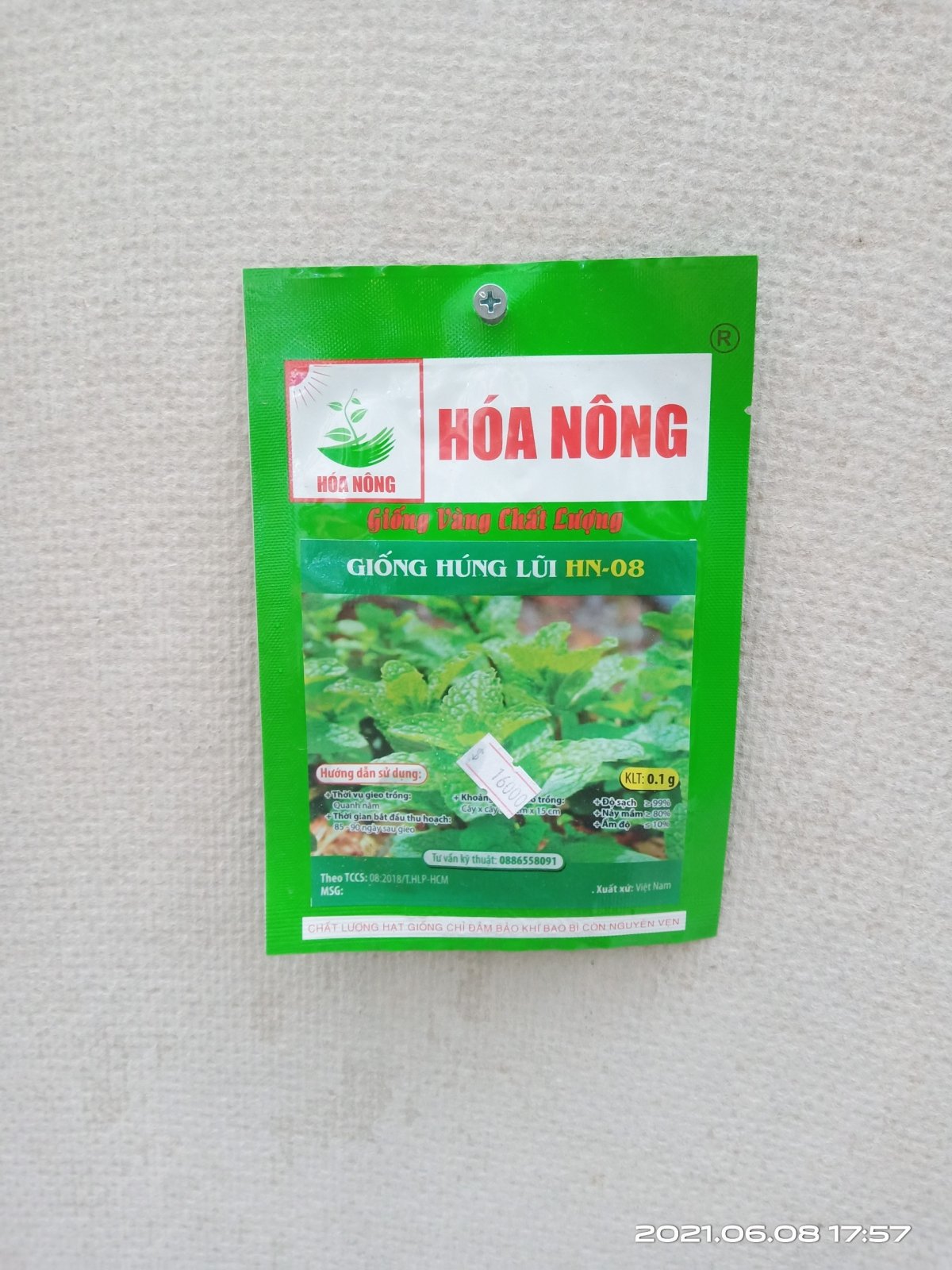 GIỐNG HÚNG LŨI HN-08