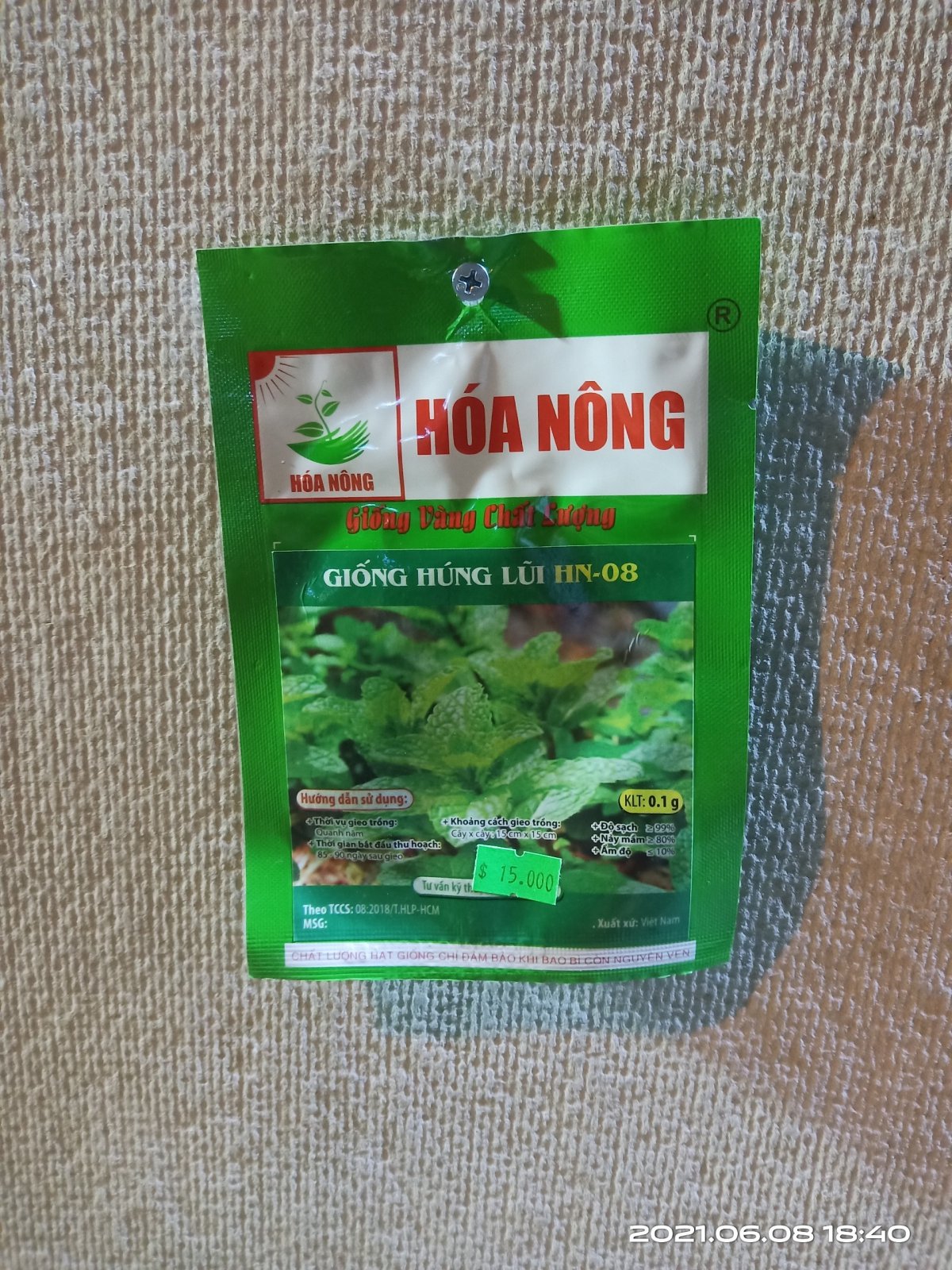 RAU HÚNG LŨI HN-08
