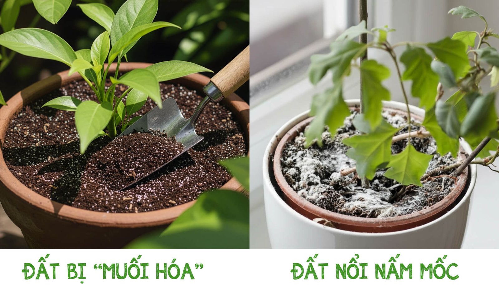 Bề mặt đất nổi váng trắng như muối: Cây đang kêu cứu! 2