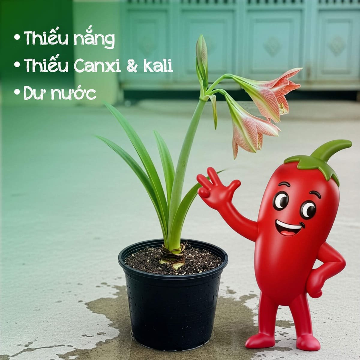 Cách cứu cây huệ Tây cho bông nở căng và không bị gục 2