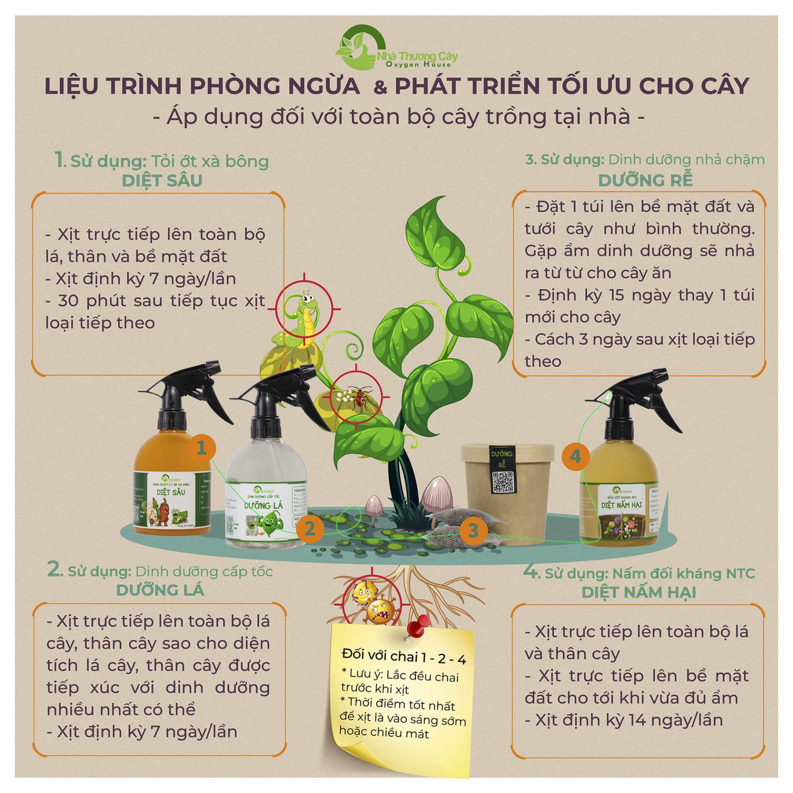 CÁCH XÀI COMBO PHÒNG NGỪA - ĐIỀU TRỊ VÀ PHÁT TRIỂN
