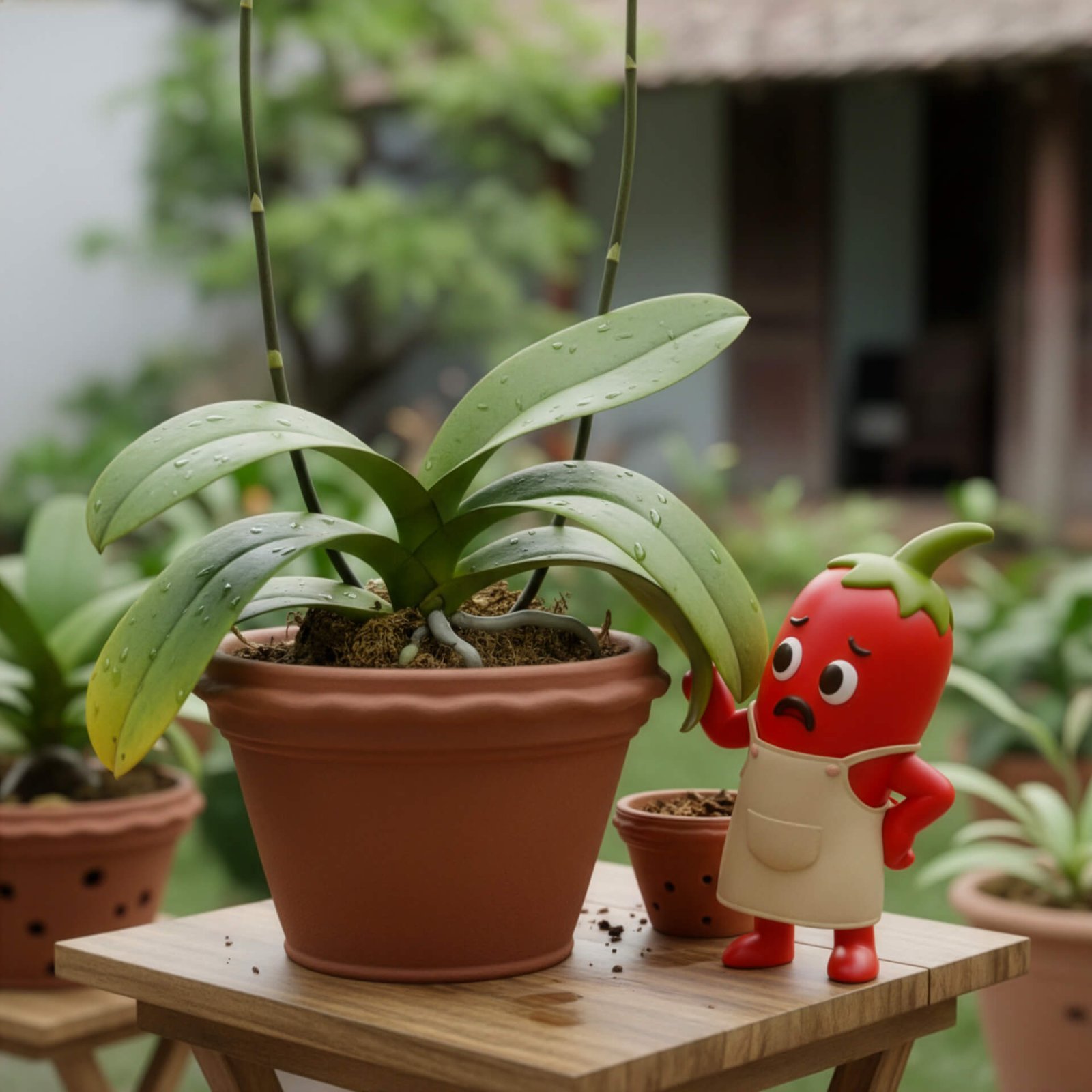 Hoa Lan Hồ Điệp chưng Tết xong bị nhăn lá: Cứu được không? 3