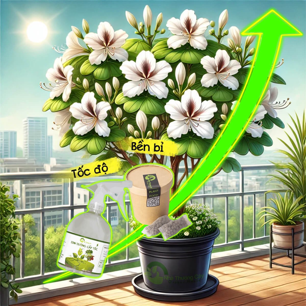LIỆU TRÌNH GIÚP CÂY "KHỎE MẠNH NHƯ THẠCH SANH VÀ LỚN NHANH NHƯ THÁNH GIÓNG" 2