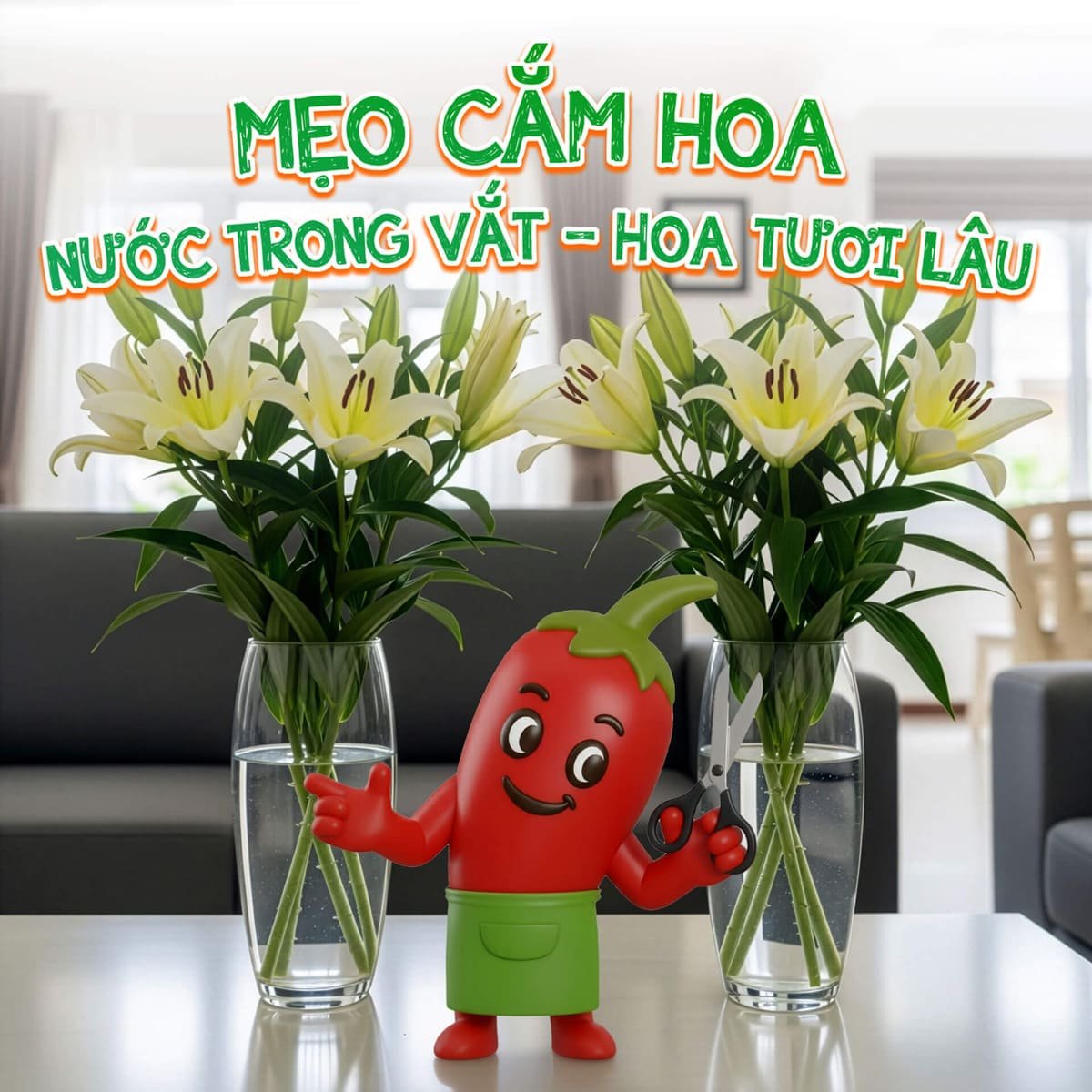 Mẹo cắm hoa bàn thờ Ông Táo - Gia Tiên: Nước trong veo, hoa tươi rói cả tuần