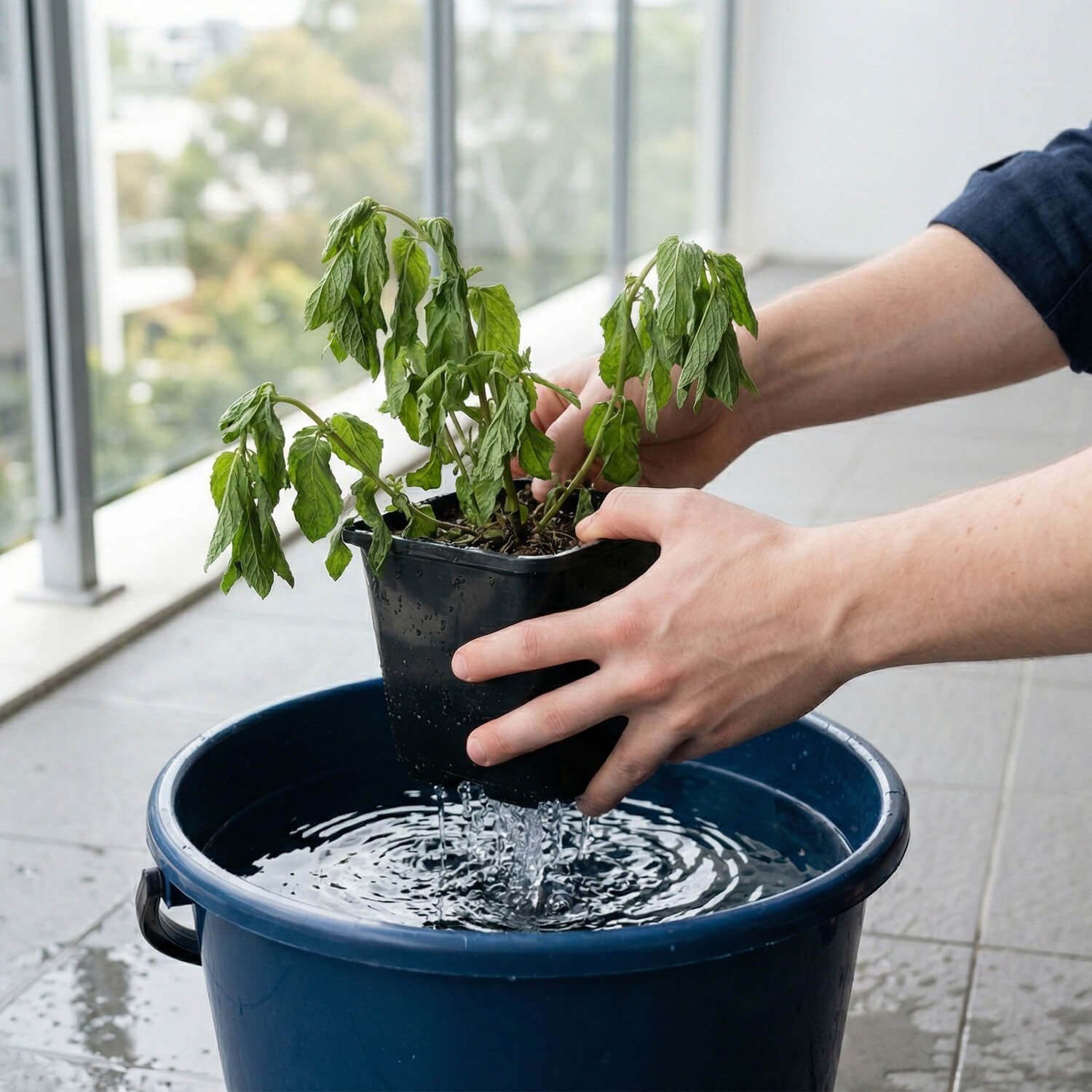Mẹo giữ ẩm cho cây mùa nắng 3