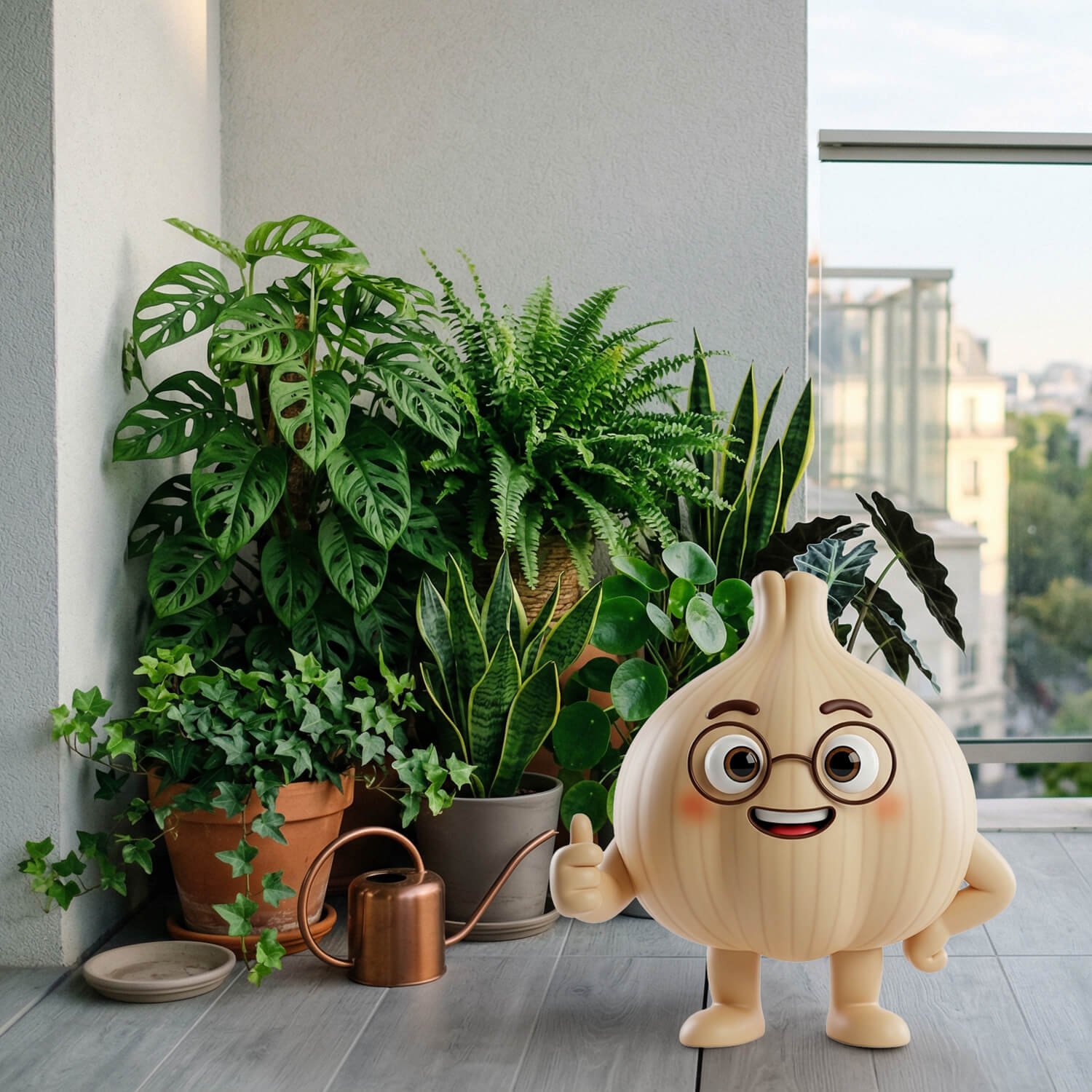 Mẹo giữ ẩm cho cây mùa nắng 2