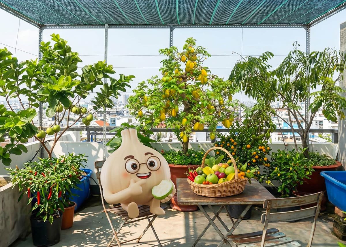 Top những cây ăn trái trồng ban công - sân thượng nhanh có trái ăn 3