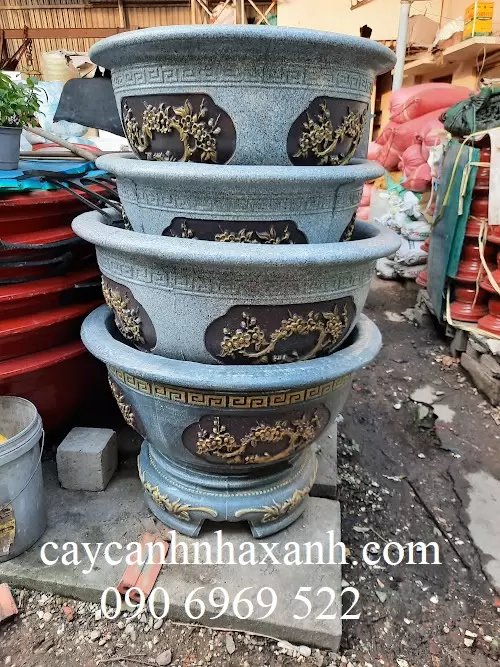 Chậu Đá Tròn 75 x 50
