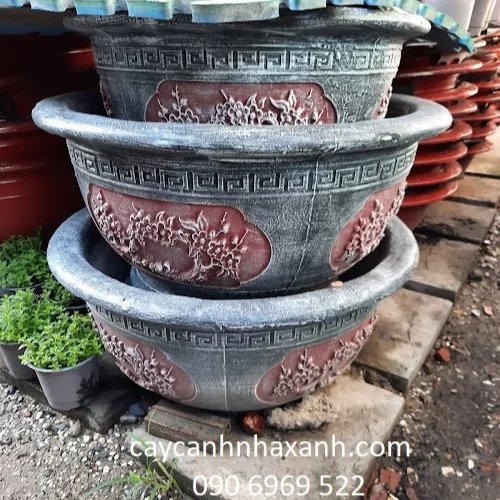 699 B - Chậu Đá Tròn chân rời 85 x 60