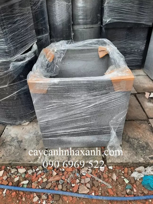 Chậu Đá Mài Vuông 70 x 70