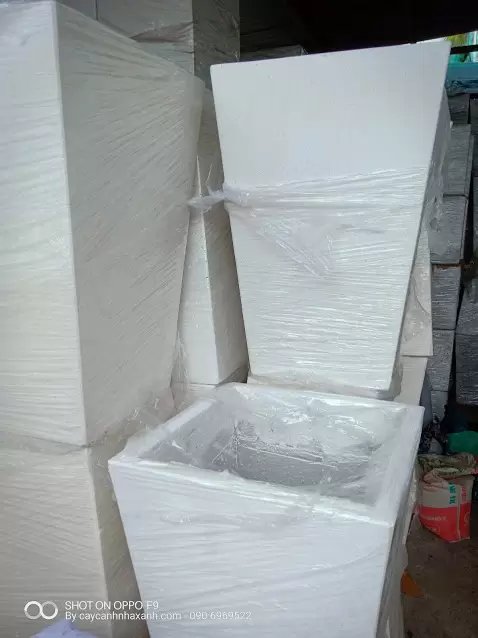 Chậu Đá Mài vuông vát 35 x 60 x 27