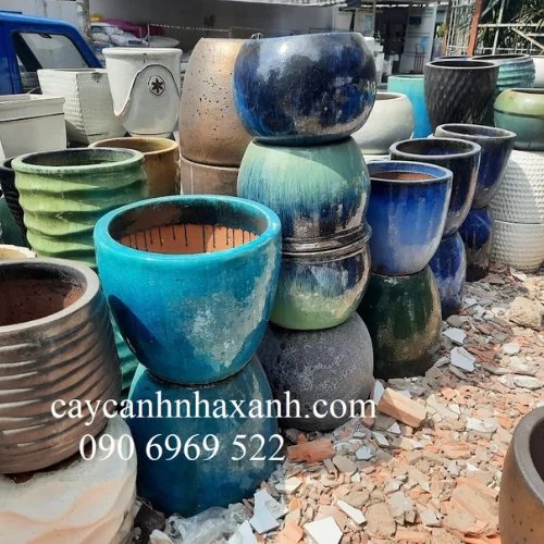 Chậu Gốm Sành 55 x 50