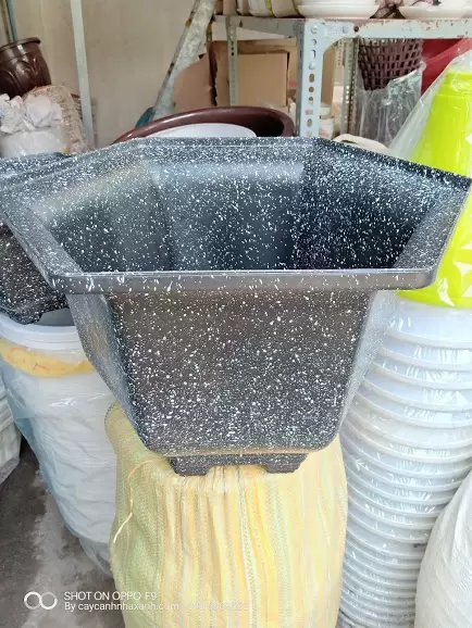 Chậu Nhựa Lục giác 45 x 33