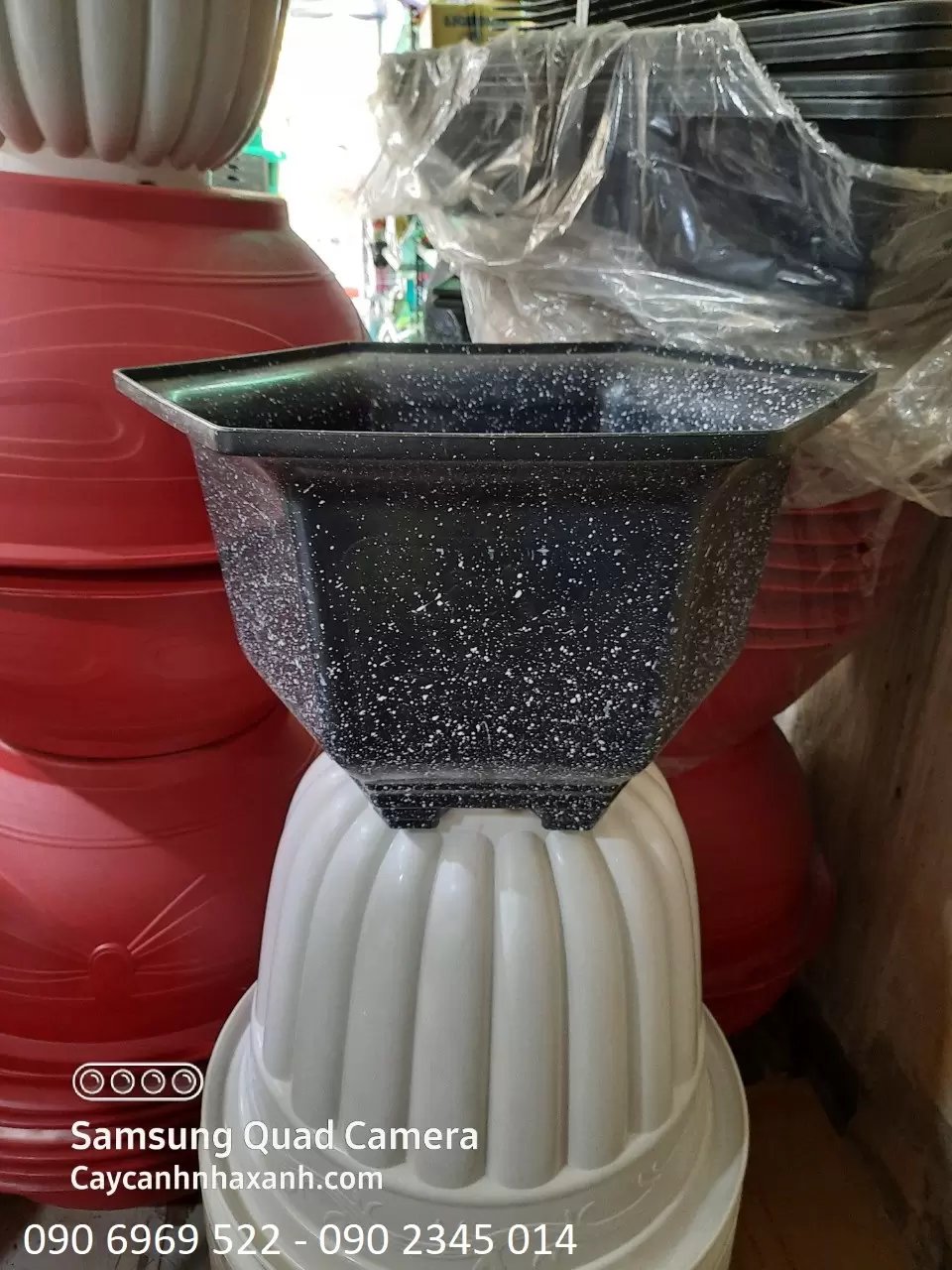 Chậu Nhựa Lục giác 55 x 35