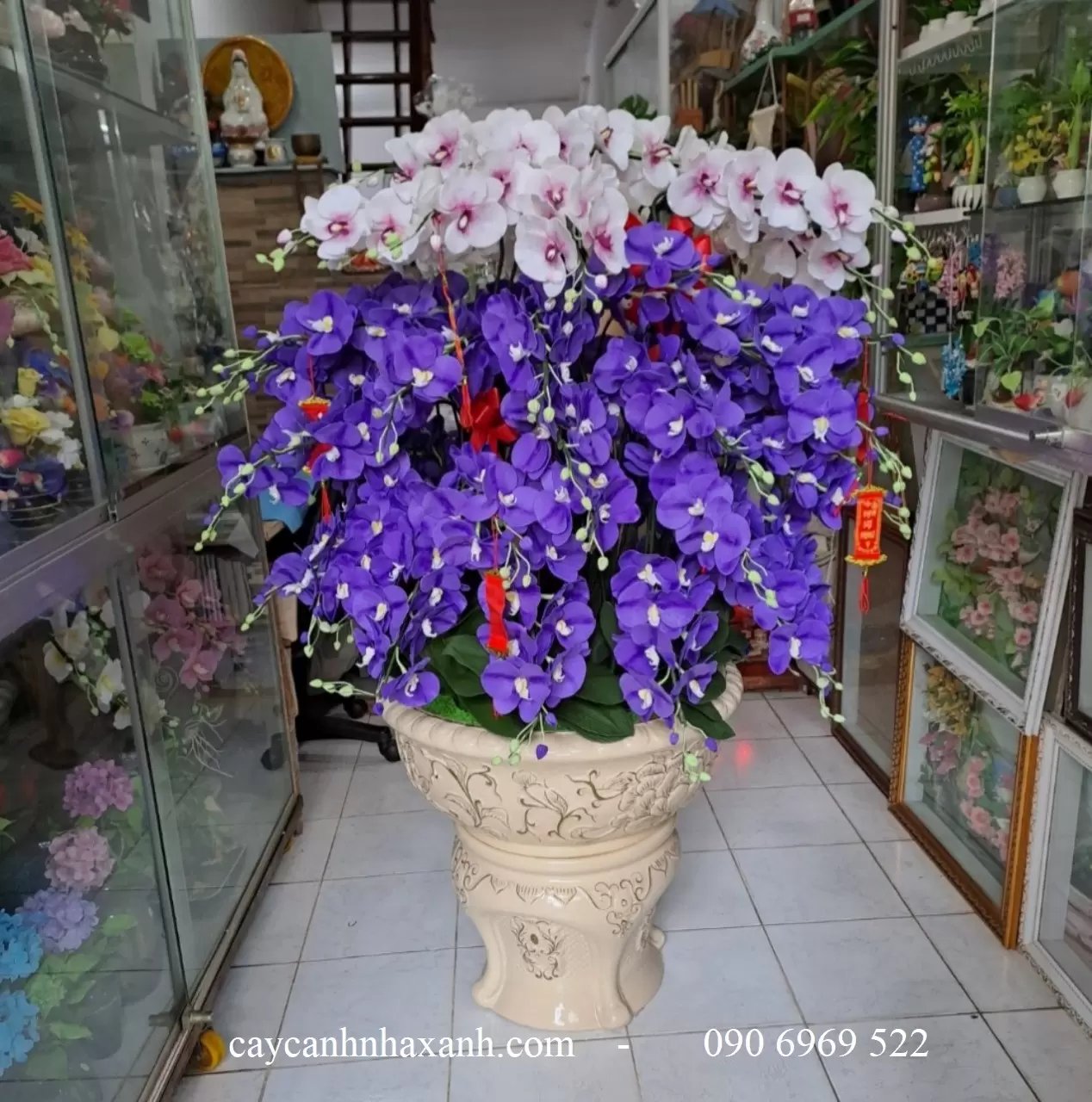 Chậu sứ Cắm Lan cao cấp