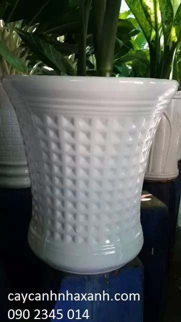 Chậu Sứ vân kim cương 37 x 40