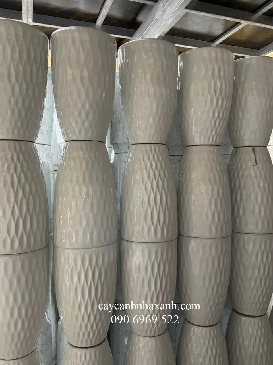 Chậu Sứ Vân Lưới 40 x 60