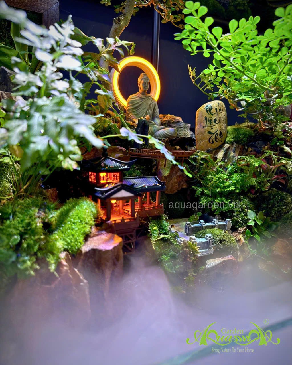 Hồ bán cạn - Zenlight Valley – phong cách thiền với ánh sáng Zen huyền ảo 2