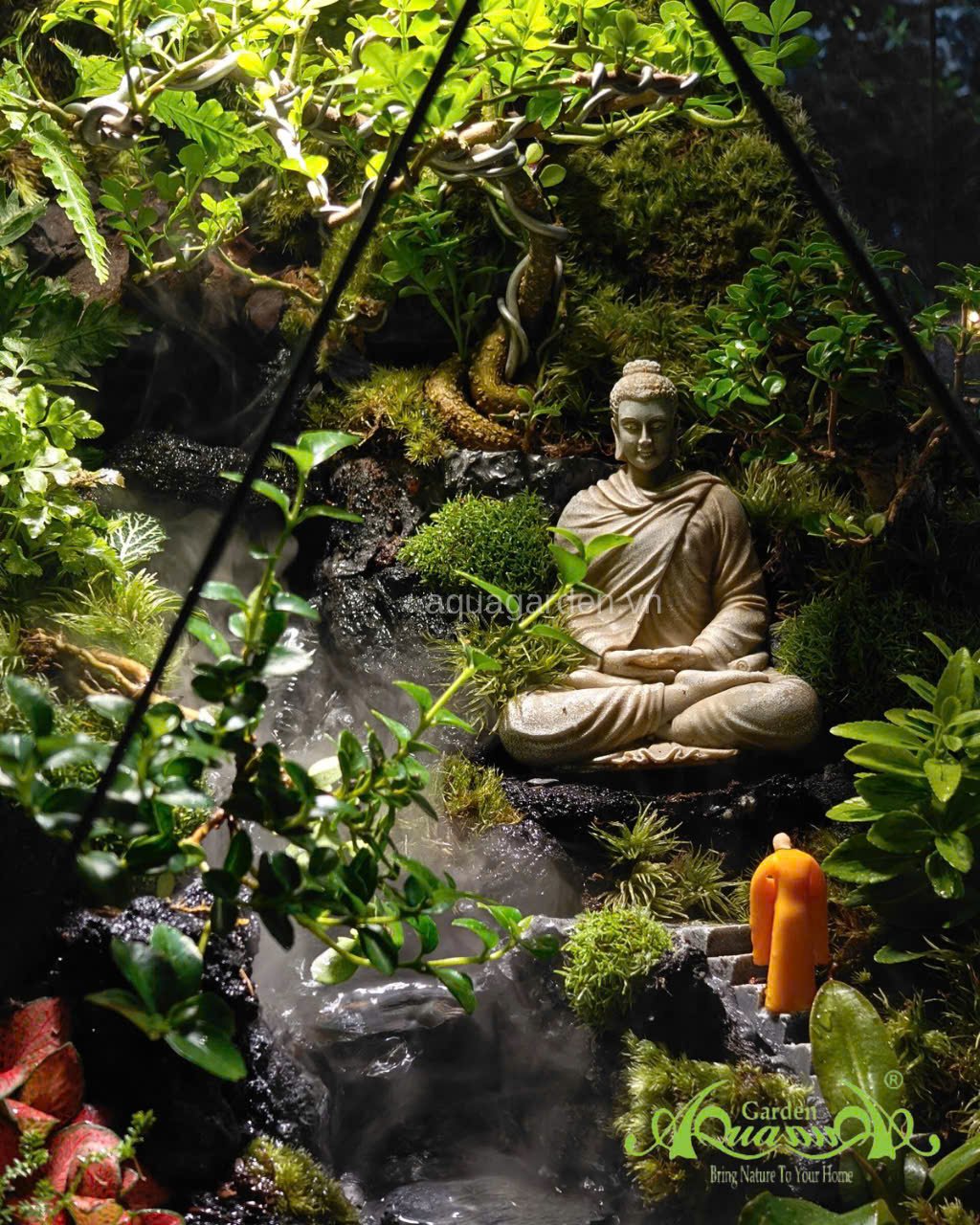 Terrarium 393 - Long Tịnh Đàm - Terrarium thác nước AquaGarden 2