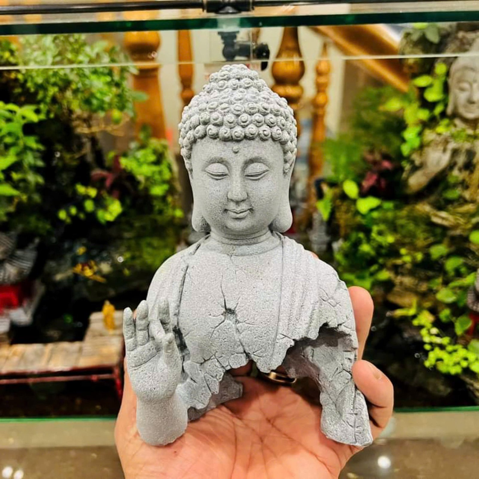 Tượng Phật 3 - Phụ Kiện Aquagarden